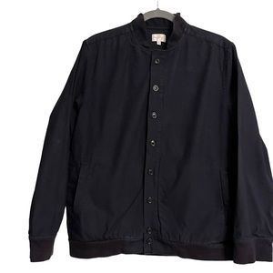 Gant Rugger Men’s Navy Blue Lightweight Button Up Basic Jacket Medium
